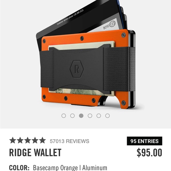 [The Ridge] Slim RFID Blocking Wallet - Picture 3 of 9